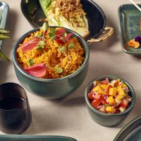 Aqua Green Terra Porcelain Ramekin